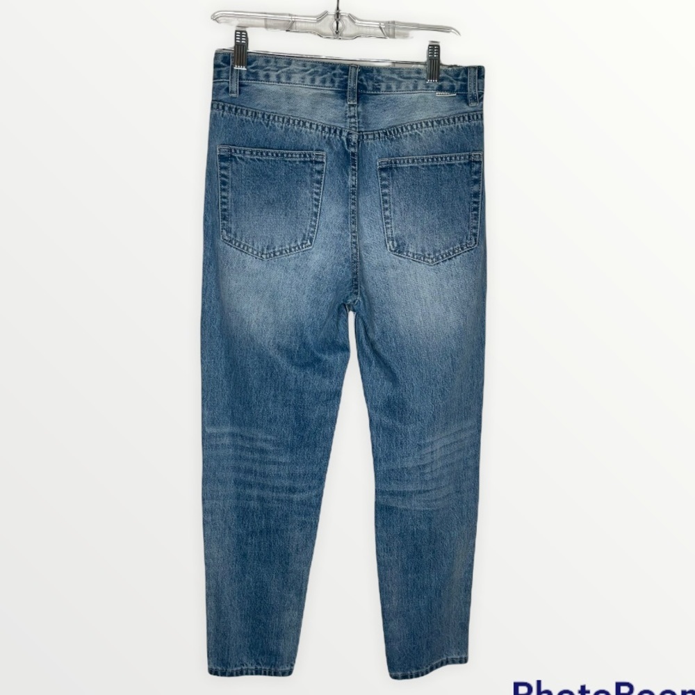 ASSEMBLY LABEL x REVOLVE High Rise Button Fly Straight Leg Jeans Size 8 - Picture 11 of 13